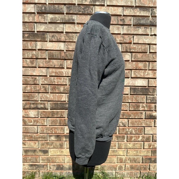 Vintage Bear International Red Sox Sweatshirt Mens Size Large Gray Red Pullover - Picture 4 of 11